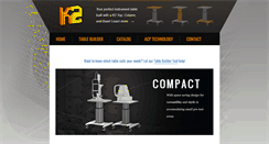 Desktop Screenshot of k2tables.com